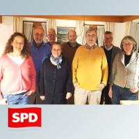 Der wiedergewählte Ortsvorstand, nicht im Bild Laura Mandl und Christine Negele