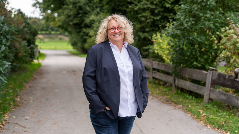 Unsere Landratskandidatin Angela Falkenhahn